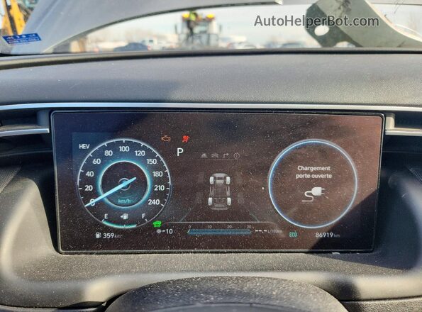 KM8JDDA25NU063459 2022 HYUNDAI TUCSON Silver Instrument cluster view