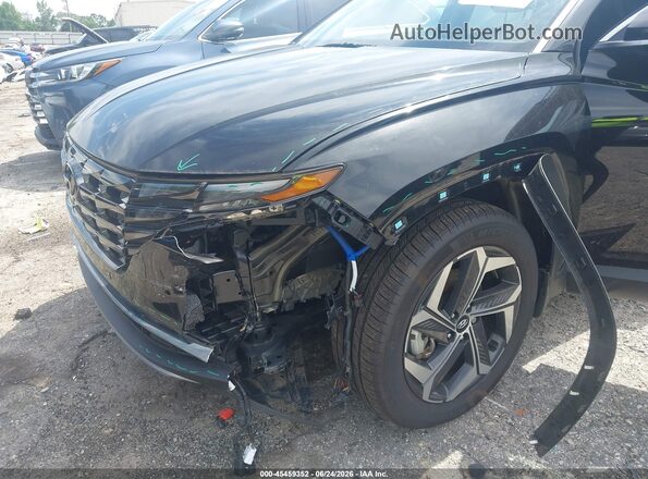 KM8JECA10NU083696 2022 HYUNDAI TUCSON HYBRID Black Вид спереду
