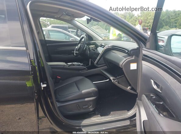 KM8JECA10NU083696 2022 HYUNDAI TUCSON HYBRID Black Вид салону спереду