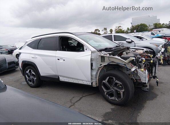 KM8JECA10PU133595 2023 HYUNDAI TUCSON HYBRID White სალონის 360-გრადუსიანი ხედი