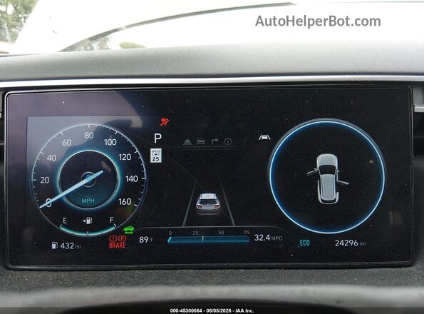 KM8JECA11PU097240 2023 HYUNDAI TUCSON HYBRID Gray Вид задніх сидінь