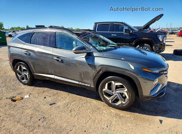 KM8JECA15NU074749 2022 HYUNDAI TUCSON Gray წინა მარჯვენა