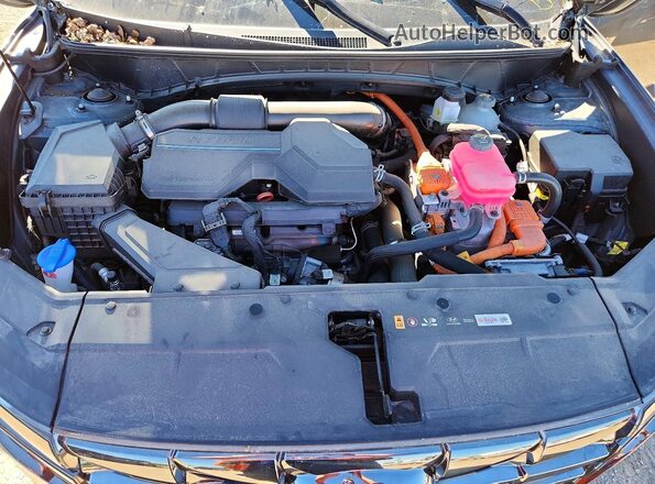 KM8JECA15NU074749 2022 HYUNDAI TUCSON Gray უკანა სალონის ხედი