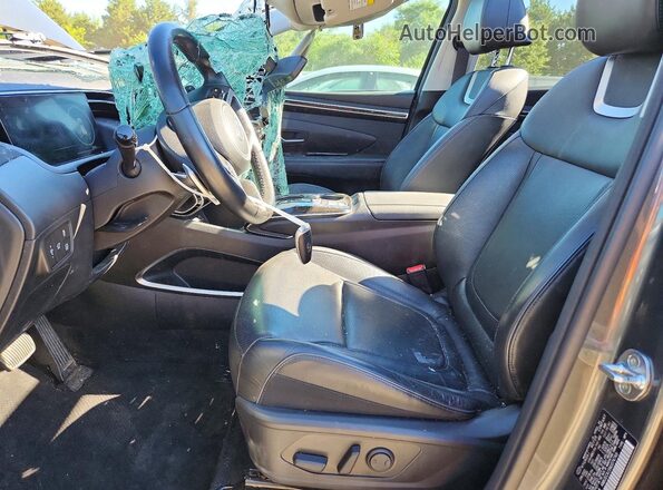 KM8JECA15NU074749 2022 HYUNDAI TUCSON Gray წინა სალონის ხედი