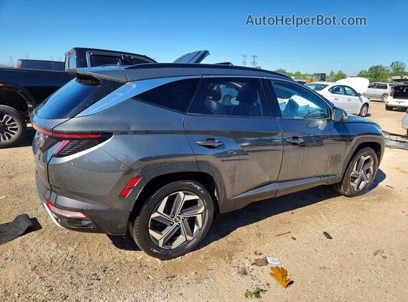 KM8JECA15NU074749 2022 HYUNDAI TUCSON Gray უკანა მარჯვენა