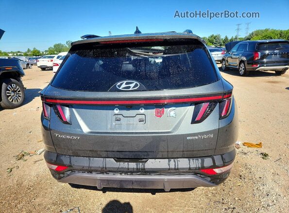KM8JECA15NU074749 2022 HYUNDAI TUCSON Gray უკანა ხედი