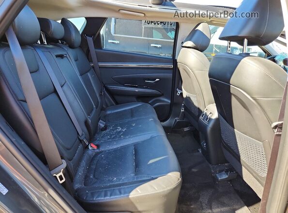 KM8JECA15NU074749 2022 HYUNDAI TUCSON Gray უკანა სავარძლების ხედი
