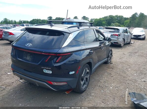 KM8JECA18NU053281 2022 HYUNDAI TUCSON HYBRID Blue Tył prawy