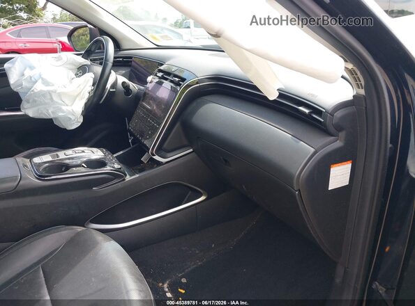 KM8JECA18NU053281 2022 HYUNDAI TUCSON HYBRID Blue Widok wnętrza z przodu