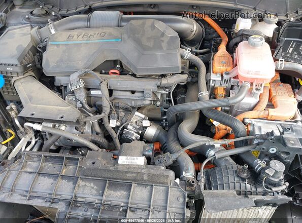 KM8JECA19NU077380 2022 HYUNDAI TUCSON HYBRID Черный Вид сзади