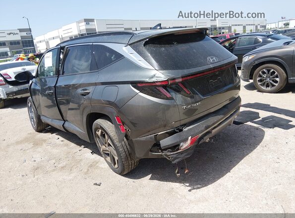 KM8JECD15RU223971 2024 HYUNDAI TUCSON HYBRID Gray Tył lewy