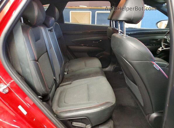 KM8JF3AE1NU152993 2022 HYUNDAI TUCSON Red Vista interior trasera