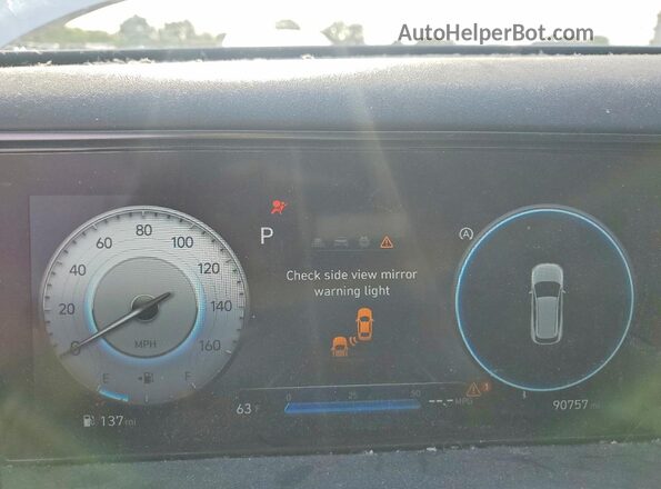 KM8JF3AE5NU158263 2022 HYUNDAI TUCSON White 
