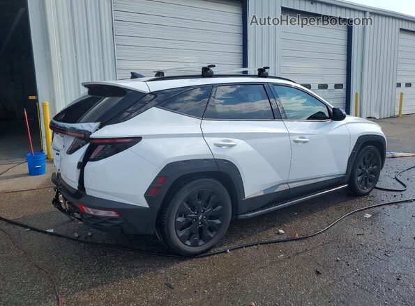 KM8JF3DEXRU276391 2024 HYUNDAI TUCSON White Rear right