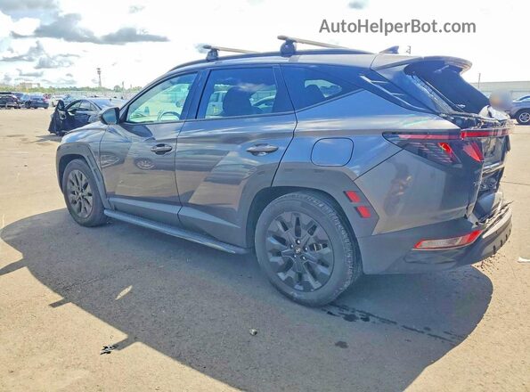 KM8JF3DEXRU280490 2024 HYUNDAI TUCSON Gray უკანა მარცხენა