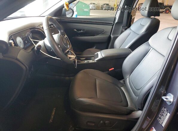 KM8JF3DEXRU280490 2024 HYUNDAI TUCSON Gray წინა სალონის ხედი