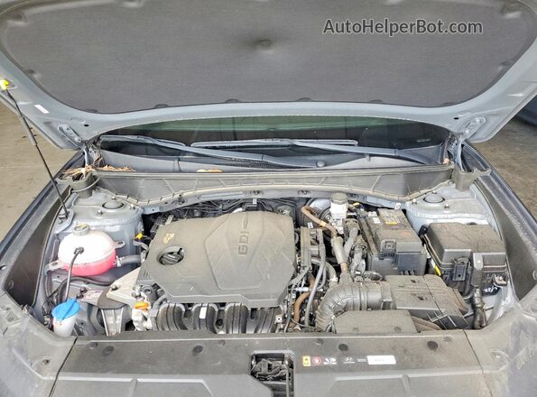 KM8JF3DEXRU280490 2024 HYUNDAI TUCSON Gray ძრავის განყოფილების ხედი