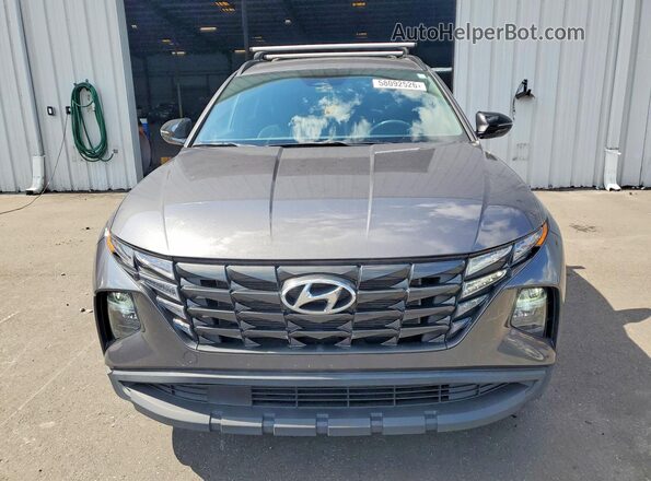 KM8JF3DEXRU280490 2024 HYUNDAI TUCSON Gray წინა ხედი