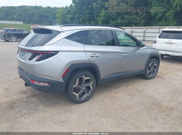 KM8JFCA12NU035100 2022 HYUNDAI TUCSON HYBRID Silver Задня права чверть