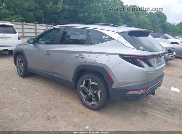 KM8JFCA12NU035100 2022 HYUNDAI TUCSON HYBRID Silver Задня ліва чверть