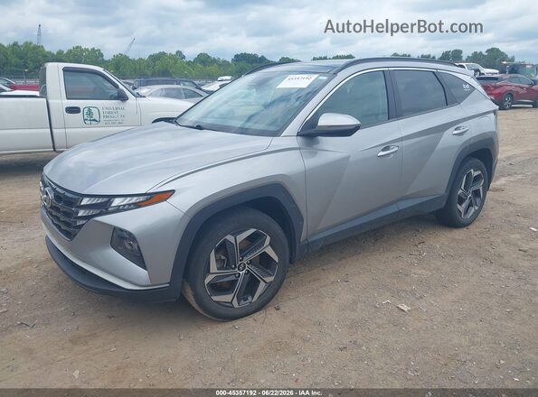 KM8JFCA12NU035100 2022 HYUNDAI TUCSON HYBRID Silver Передня ліва чверть