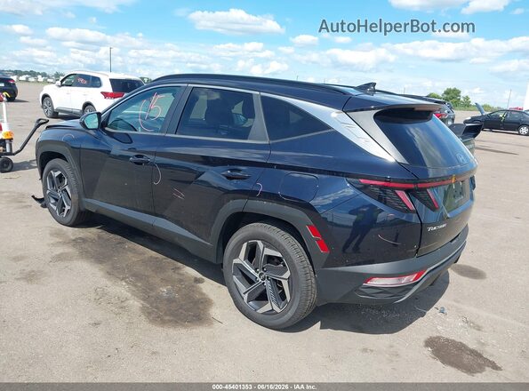 KM8JFCA13NU044453 2022 HYUNDAI TUCSON HYBRID Purple უკანა მარცხენა