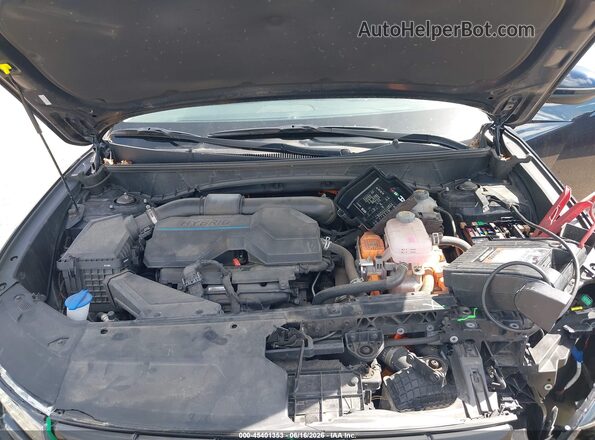 KM8JFCA13NU044453 2022 HYUNDAI TUCSON HYBRID Purple უკანა ხედი