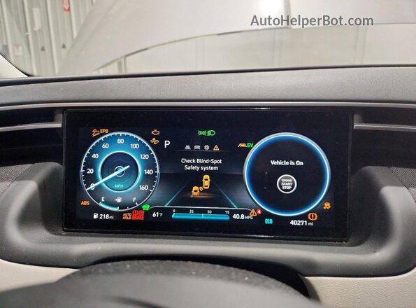 KM8JFCA14NU062007 2022 HYUNDAI TUCSON Silver Սարքավորումների վահանակի տեսք