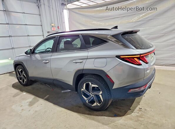 KM8JFCA14NU062007 2022 HYUNDAI TUCSON Silver Հետևի ձախ