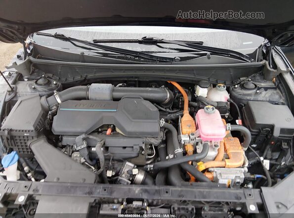 KM8JFCA14PU121740 2023 HYUNDAI TUCSON HYBRID Dark Blue Rear view