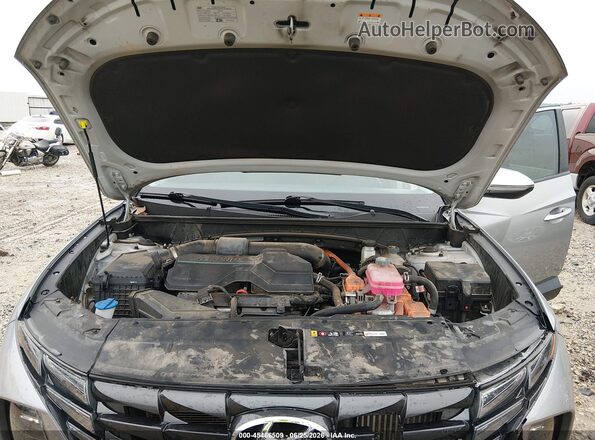 KM8JFCA16PU092077 2023 HYUNDAI TUCSON HYBRID Silver უკანა ხედი