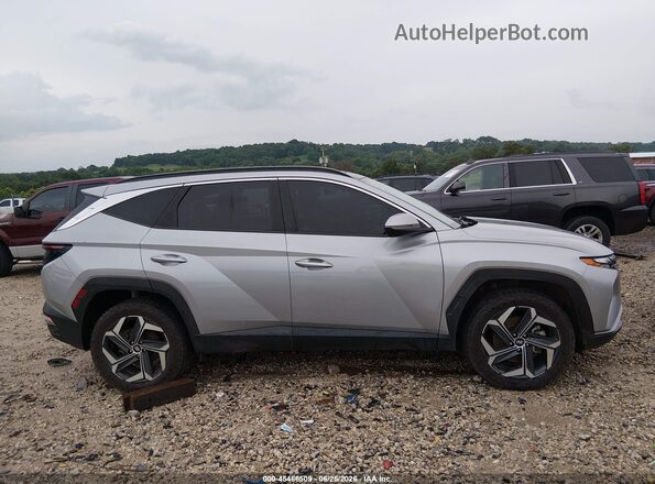 KM8JFCA16PU092077 2023 HYUNDAI TUCSON HYBRID Silver უკანა სალონის ხედი