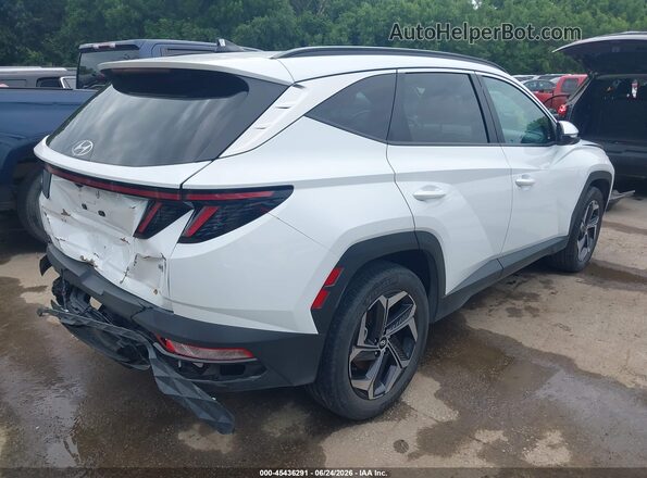 KM8JFCA16PU136126 2023 HYUNDAI TUCSON HYBRID White Rear right