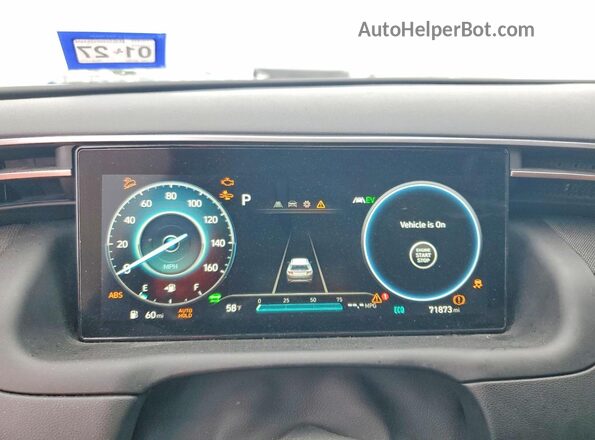 KM8JFCA18NU017121 2022 HYUNDAI TUCSON White 