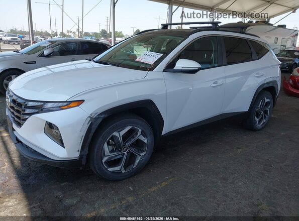 KM8JFCA19NU073083 2022 HYUNDAI TUCSON HYBRID White Front left