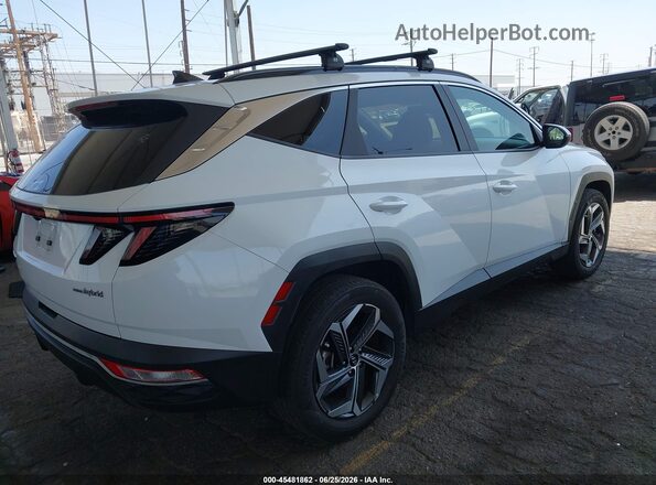 KM8JFCA19NU073083 2022 HYUNDAI TUCSON HYBRID White Rear right