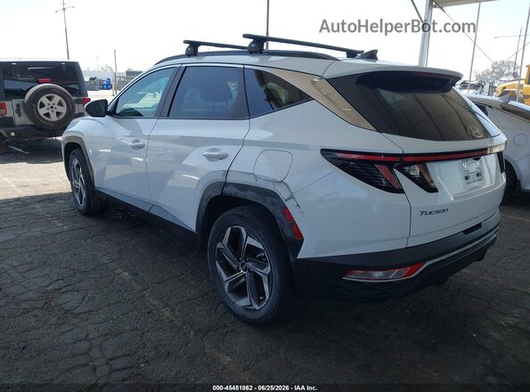 KM8JFCA19NU073083 2022 HYUNDAI TUCSON HYBRID White Rear left
