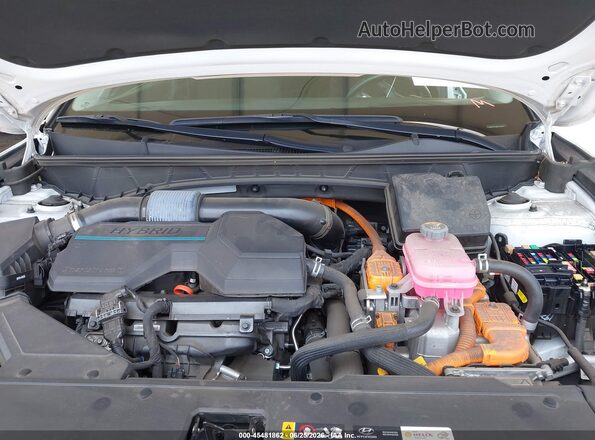 KM8JFCA19NU073083 2022 HYUNDAI TUCSON HYBRID White Rear view