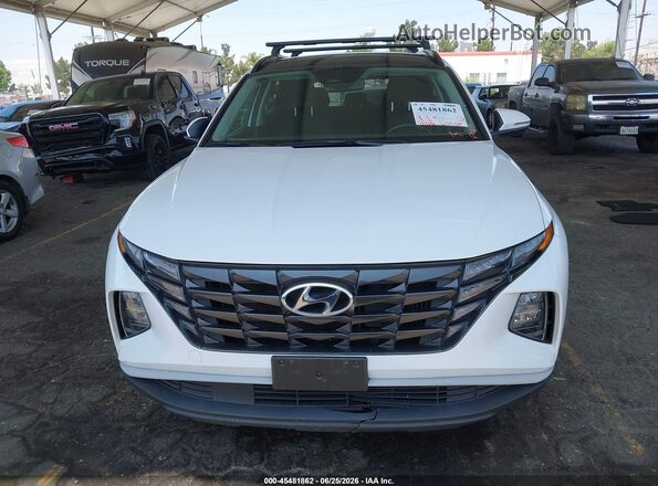 KM8JFCA19NU073083 2022 HYUNDAI TUCSON HYBRID White Instrument cluster view