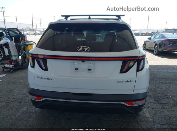 KM8JFCA19NU073083 2022 HYUNDAI TUCSON HYBRID White 