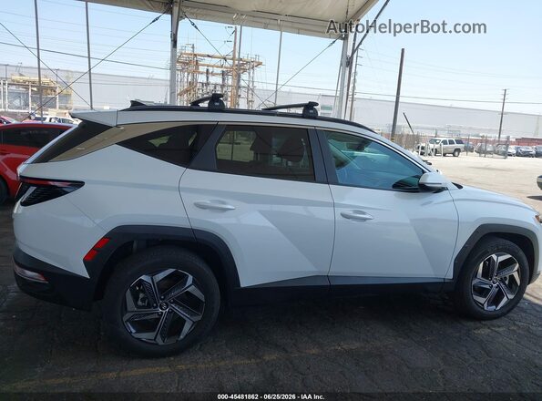 KM8JFCA19NU073083 2022 HYUNDAI TUCSON HYBRID White Rear interior view