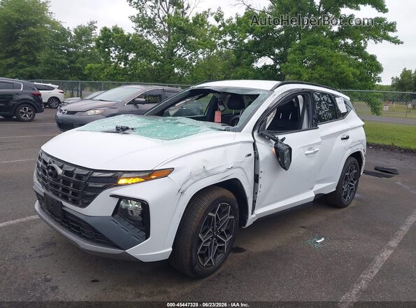 KM8JFCAE7NU124390 2022 HYUNDAI TUCSON Белый Передняя левая четверть