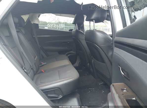 KM8JFCAE7NU124390 2022 HYUNDAI TUCSON Белый Вид наклейки с VIN-кодом