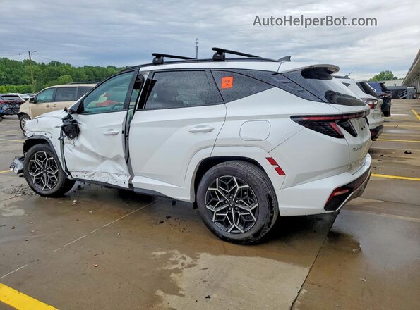 KM8JFCAE9PU174114 2023 HYUNDAI TUCSON White Trasero izquierdo