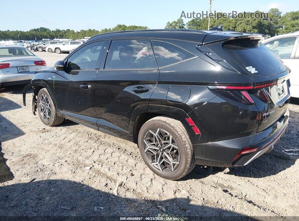 KM8JFCD13RU150158 2024 HYUNDAI TUCSON HYBRID Black Задня ліва чверть