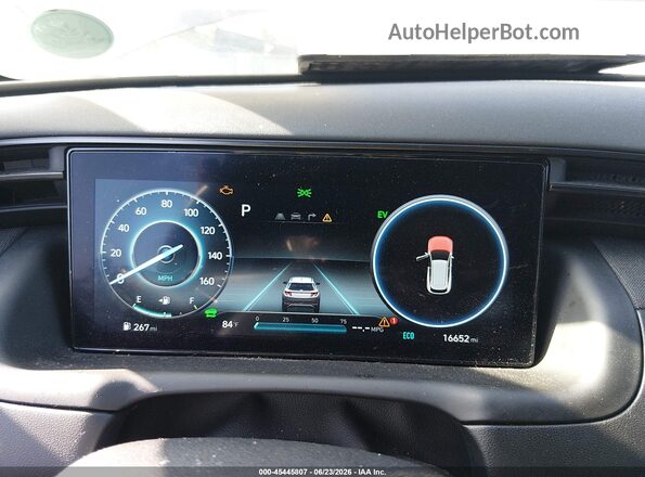 KM8JFCD13RU150158 2024 HYUNDAI TUCSON HYBRID Black Вид задніх сидінь