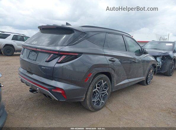 KM8JFCD15RU149142 2024 HYUNDAI TUCSON HYBRID Gray Задня права чверть