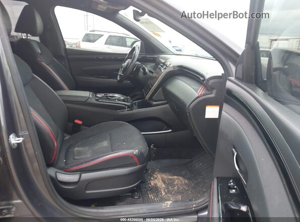 KM8JFCD15RU149142 2024 HYUNDAI TUCSON HYBRID Gray Вид салону спереду