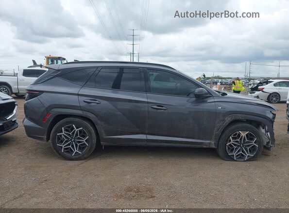 KM8JFCD15RU149142 2024 HYUNDAI TUCSON HYBRID Gray Панорамний вид салону 360°
