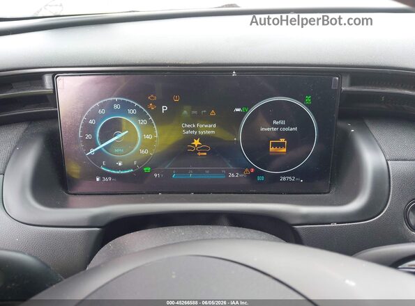 KM8JFCD15RU149142 2024 HYUNDAI TUCSON HYBRID Gray Вид задніх сидінь